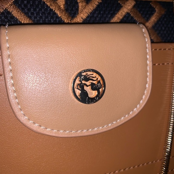 Spartina 449 Mareena Multi Phone Wallet Crossbody Rope Chain Bag Purse Case Blue - Picture 4 of 10